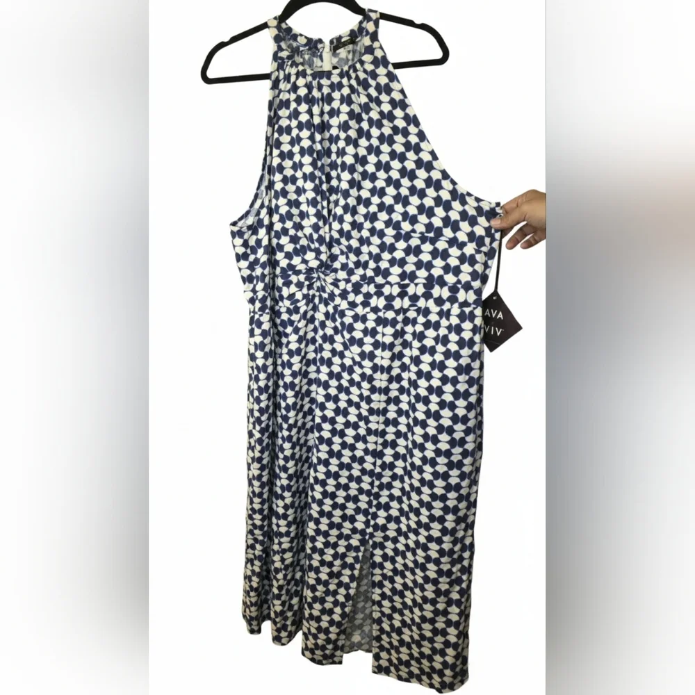 SOLD PLEASE DONT SHARE White LINEN and RAYON Blend Midi Dress Coastal Chic - Picture 3 of 8